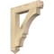 Ekena Millwork Balboa Arts & Crafts Rough Sawn Bracket, Douglas Fir, 4"W x 24"D x 28"H BKT04X24X28BOA03RDF - alternate 1